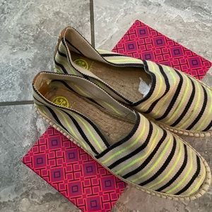 Tory Burch striped flat espadrilles